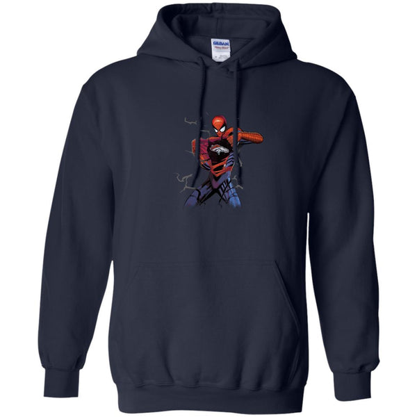 Denver Broncos T shirts Spiderman Hoodies Sweatshirts