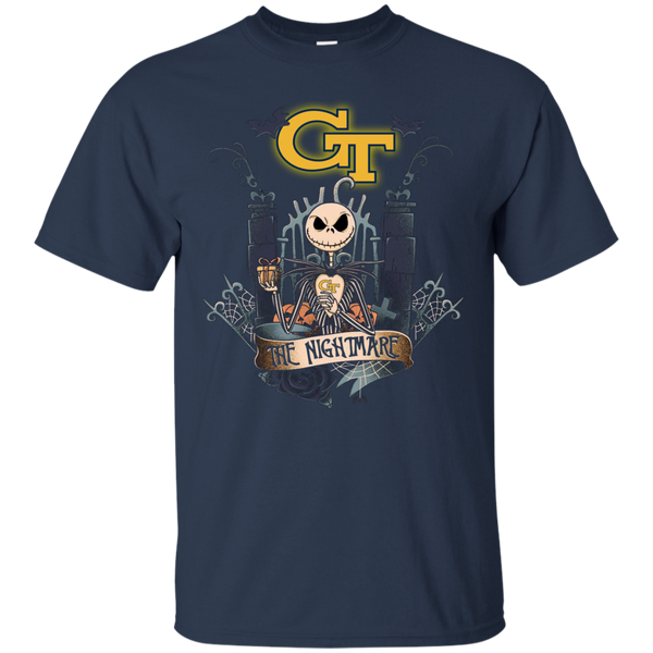 Halloween Georgia Tech Yellow Jackets T shirts The Nightmare Hoodies Sweatshirts