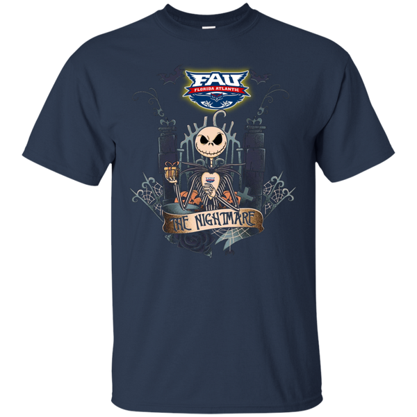Halloween Florida Atlantic Owls T shirts The Nightmare Hoodies Sweatshirts