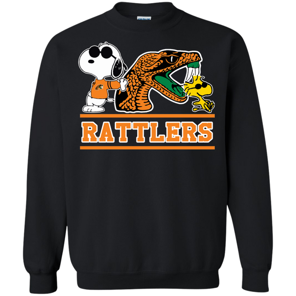 Florida A&M Rattlers T shirts Snoopy Hoodies Sweatshirts