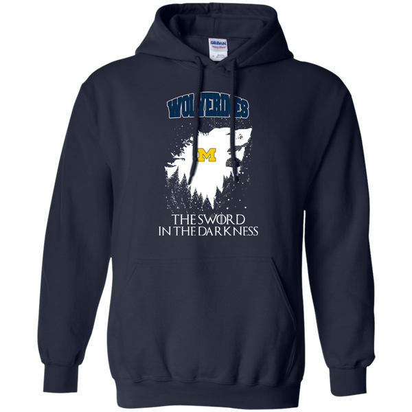 Michigan Wolverines Game Of Thrones T shirts The Sword In The Darkness Hoodies Sweatshirts