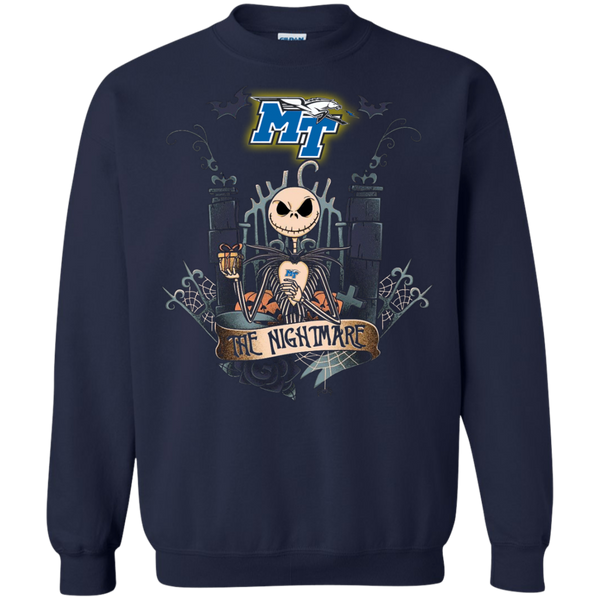 Halloween Middle Tennessee Blue Raiders T shirts The Nightmare Hoodies Sweatshirts