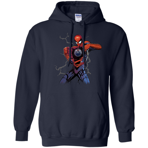 Edmonton Oilers T shirts Spiderman Hoodies Sweatshirts