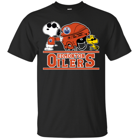 Edmonton Oilers T shirts Snoopy Hoodies Sweatshirts