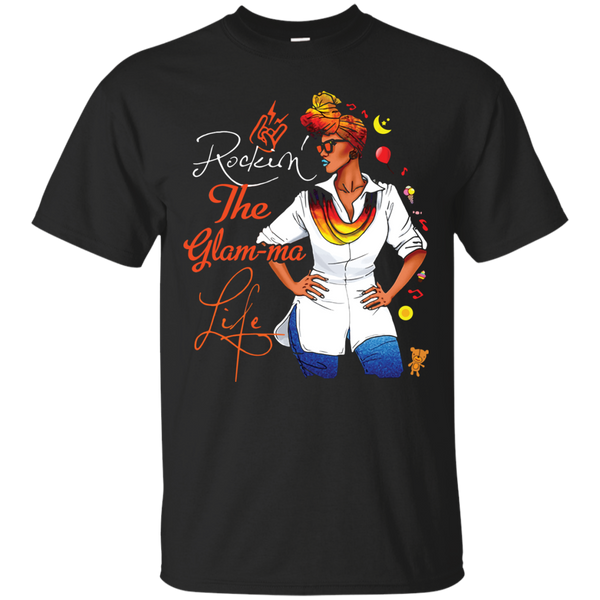 Grandma Gift T shirts Rockin The Glam-ma Life Hoodies Sweatshirts