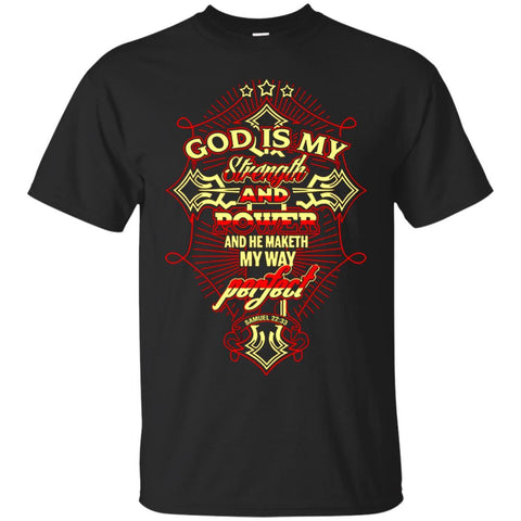 Christian Jesus T shirts God Is My Strength And Power Hoodies Sweatshirts