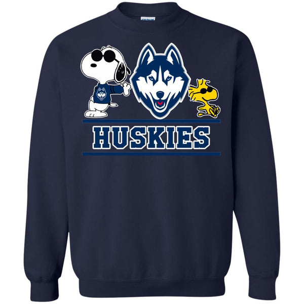Connecticut Huskies T shirts Snoopy Hoodies Sweatshirts