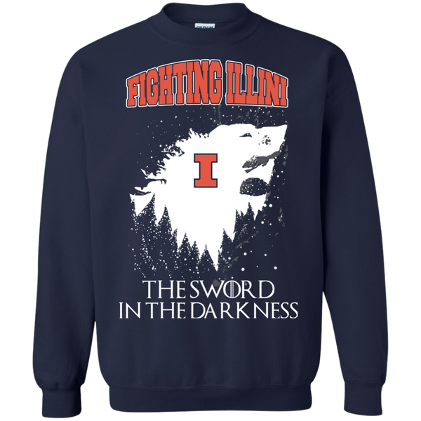 Illinois Fighting Illini Game Of Thrones T shirts The Sword In The Darkness Hoodies Sweatshirts