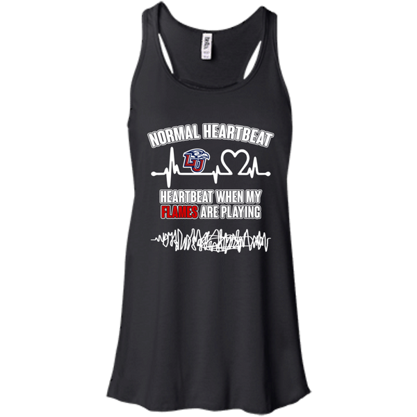 Liberty Flames T shirts Heartbeat When My Flames Playing Hoodies Sweatshirts