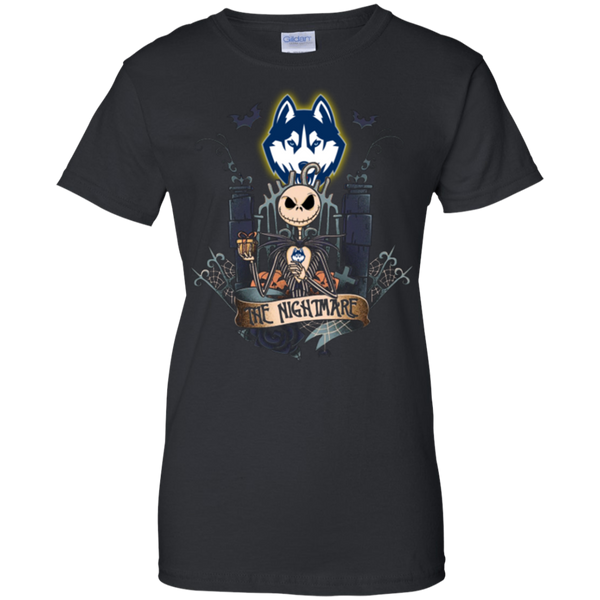 Halloween Connecticut Huskies T shirts The Nightmare Hoodies Sweatshirts
