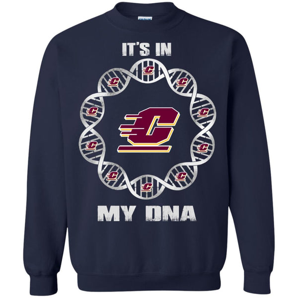 Central Michigan Chippewas T shirts It's In My DNA Hoodies Sweatshirts
