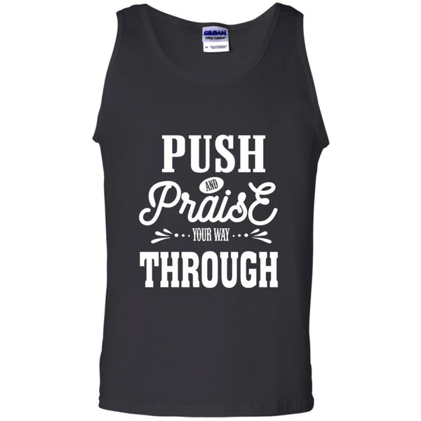 Christian Jesus T shirts Push And Praise Your Way Through Hoodies Sweatshirts