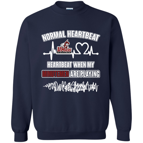 Massachusetts Minutemen T shirts Heartbeat When My Minutemen Playing Hoodies Sweatshirts