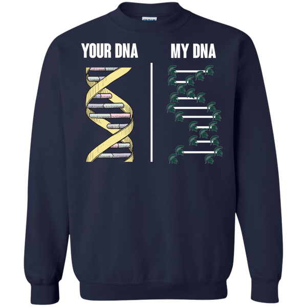 Michigan State Spartans T shirts Your DNA My DNA Hoodies Sweatshirts