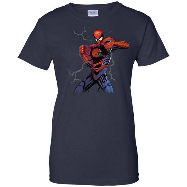 Cleveland Browns T shirts Spiderman Hoodies Sweatshirts
