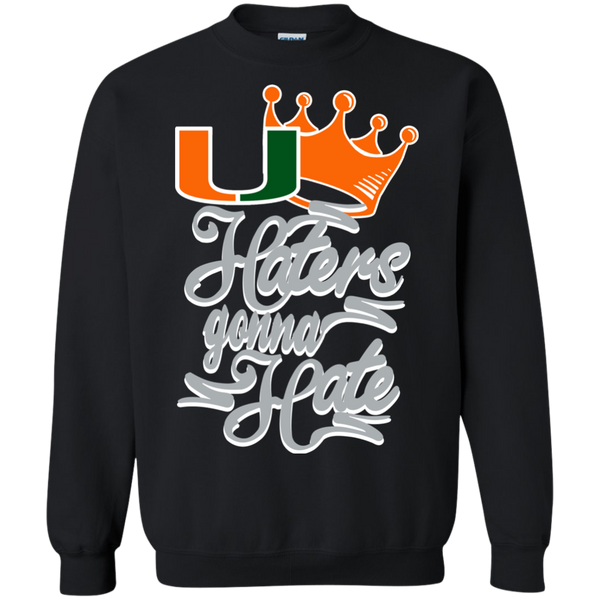 Miami ( FL ) Hurricanes T shirts Haters Gonna Hate Hoodies Sweatshirts