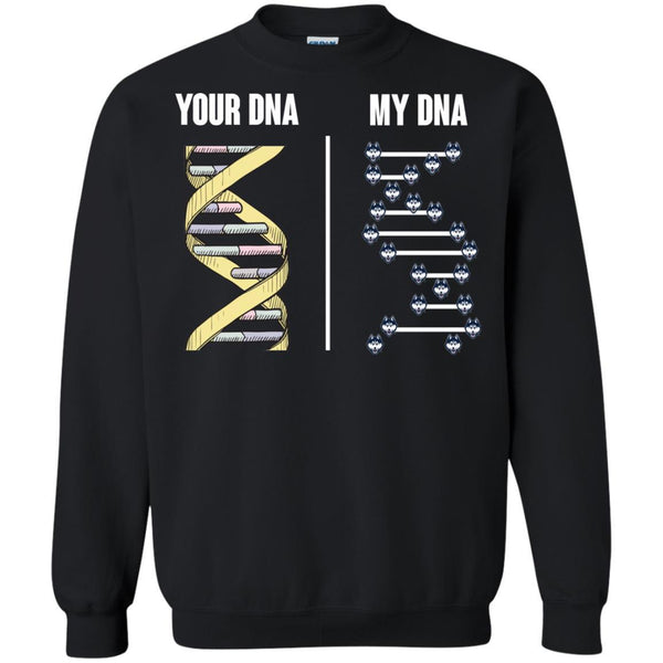 Connecticut Huskies T shirts Your DNA My DNA Hoodies Sweatshirts