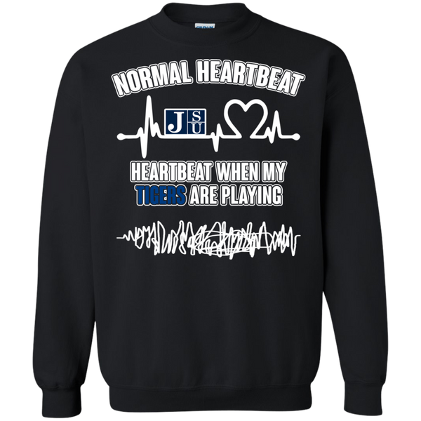 Jackson State Tigers T shirts Heartbeat When My Tigers Playing Hoodies Sweatshirts