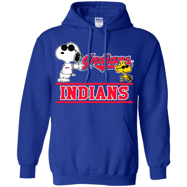 Cleveland Indians T shirts Snoopy Hoodies Sweatshirts