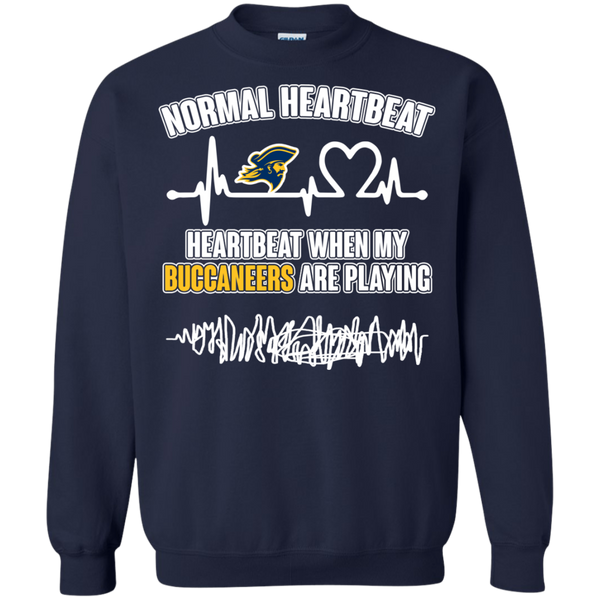 Etsu Buccaneers T shirts Heartbeat When My Buccaneers Playing Hoodies Sweatshirts