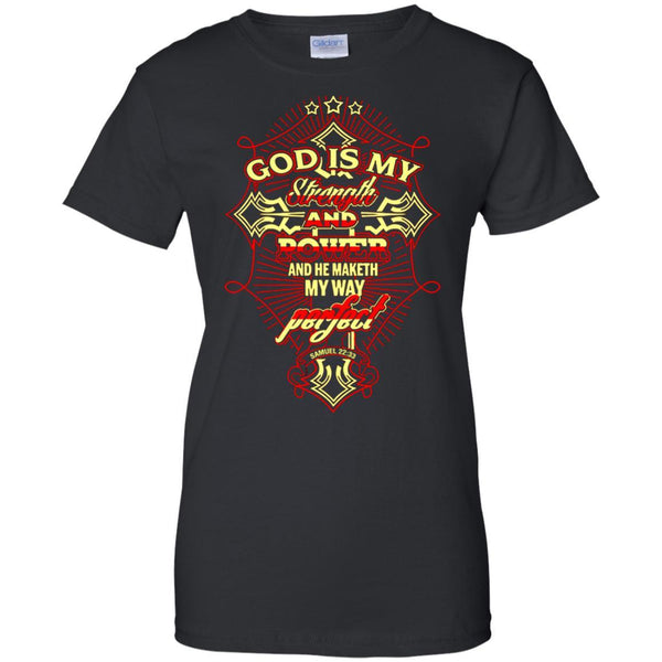 Christian Jesus T shirts God Is My Strength And Power Hoodies Sweatshirts