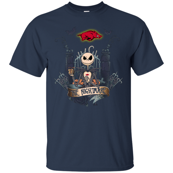 Halloween Arkansas Razorbacks T shirts The Nightmare Hoodies Sweatshirts