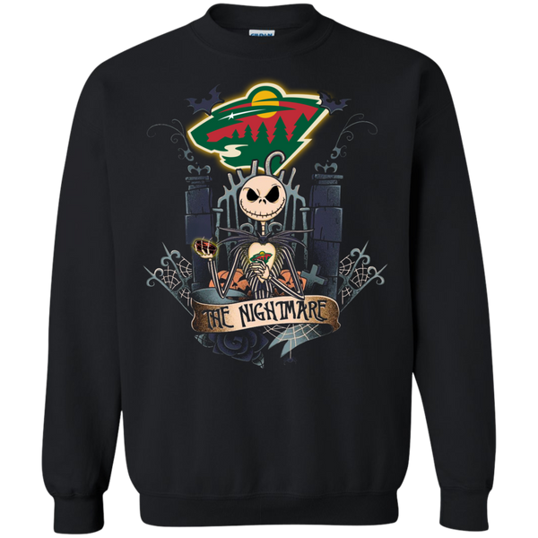 Halloween Minnesota Wild T shirts The Nightmare Hoodies Sweatshirts