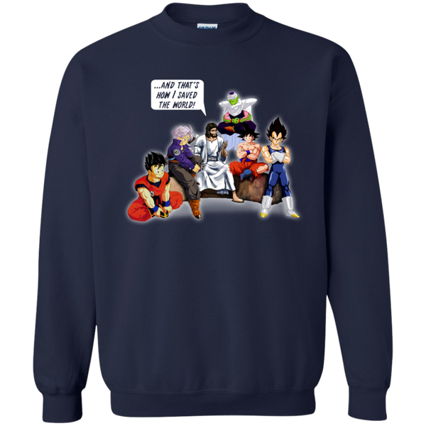 Dragon Ball Gohan Trunk Piccolo Goku Vegeta T shirts Christian Jesus That's How I Saved The World Hoodies Sweatshirts
