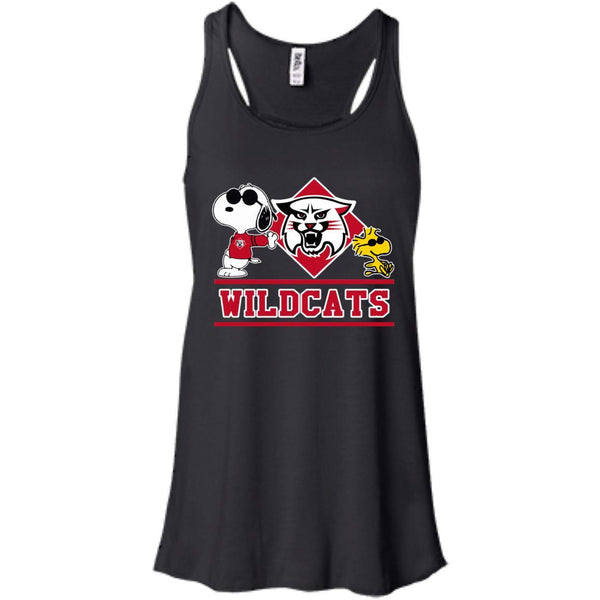 Davidson Wildcats T shirts Snoopy Hoodies Sweatshirts