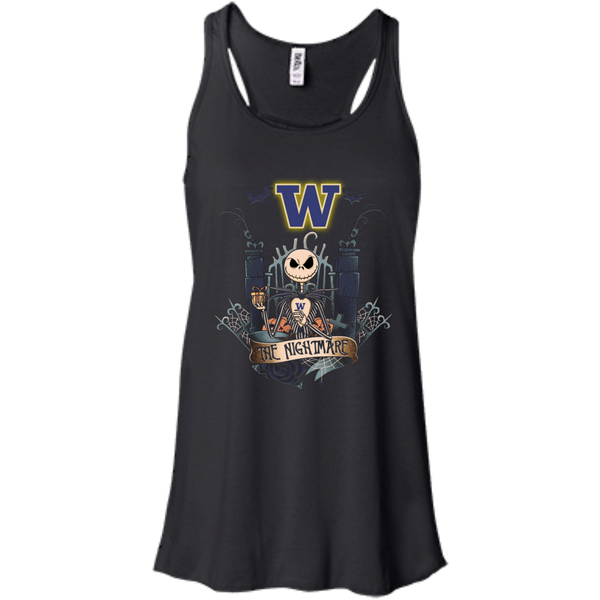 Halloween Washington Huskies T shirts The Nightmare Hoodies Sweatshirts