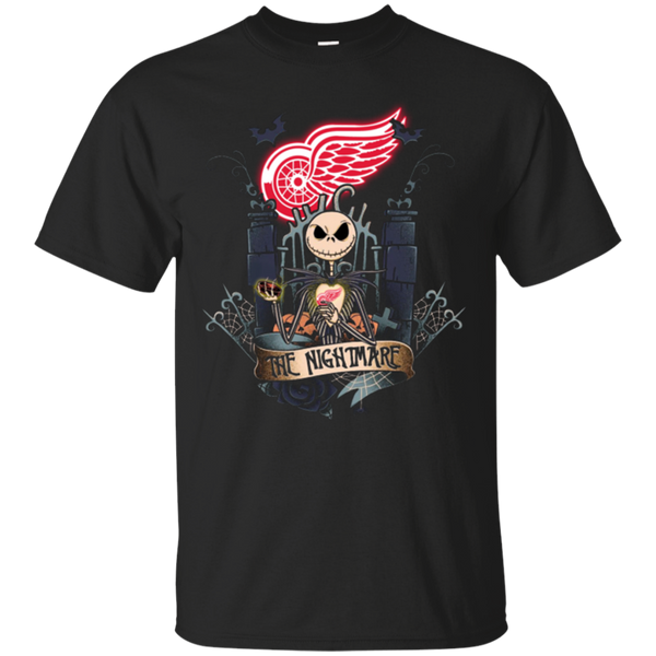 Halloween Detroit Red Wings T shirts The Nightmare Hoodies Sweatshirts