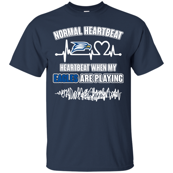 Georgia Southern Eagles T shirts Heartbeat When My Eagles Playing Hoodies Sweatshirts
