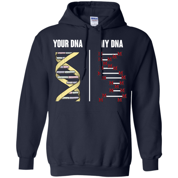 Miami Oh Redhawks T shirts Your DNA My DNA Hoodies Sweatshirts