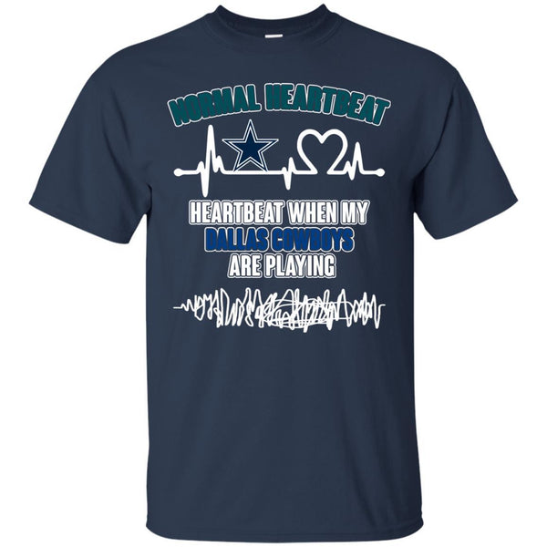 Dallas Cowboys T shirts Heartbeat When My Dallas Cowboys Playing Hoodies Sweatshirts