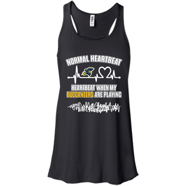 Etsu Buccaneers T shirts Heartbeat When My Buccaneers Playing Hoodies Sweatshirts