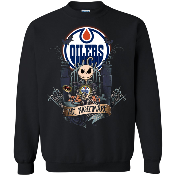 Halloween Edmonton Oilers T shirts The Nightmare Hoodies Sweatshirts