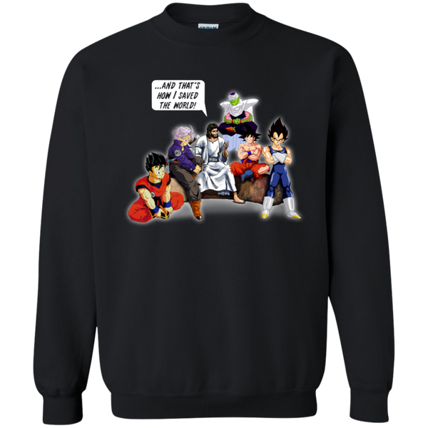Dragon Ball Gohan Trunk Piccolo Goku Vegeta T shirts Christian Jesus That's How I Saved The World Hoodies Sweatshirts