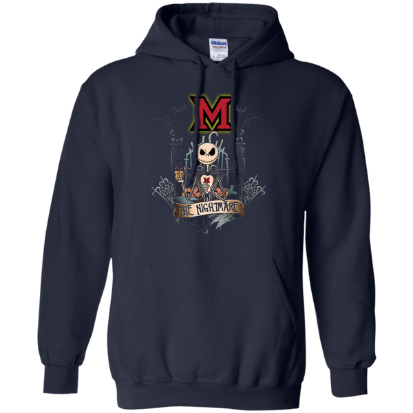 Halloween Miami (OH) Redhawks T shirts The Nightmare Hoodies Sweatshirts