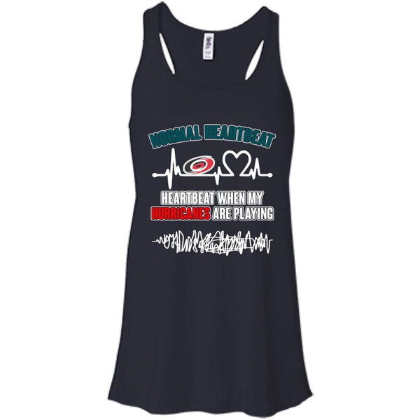 Carolina Hurricanes T shirts Heartbeat When My Hurricanes Playing Hoodies Sweatshirts