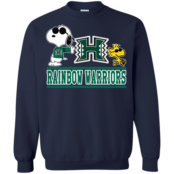 Hawaii Rainbow Warriors T shirts Snoopy Hoodies Sweatshirts