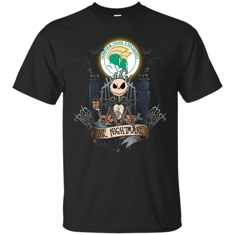 Halloween Norfolk State Spartans T shirts The Nightmare Hoodies Sweatshirts