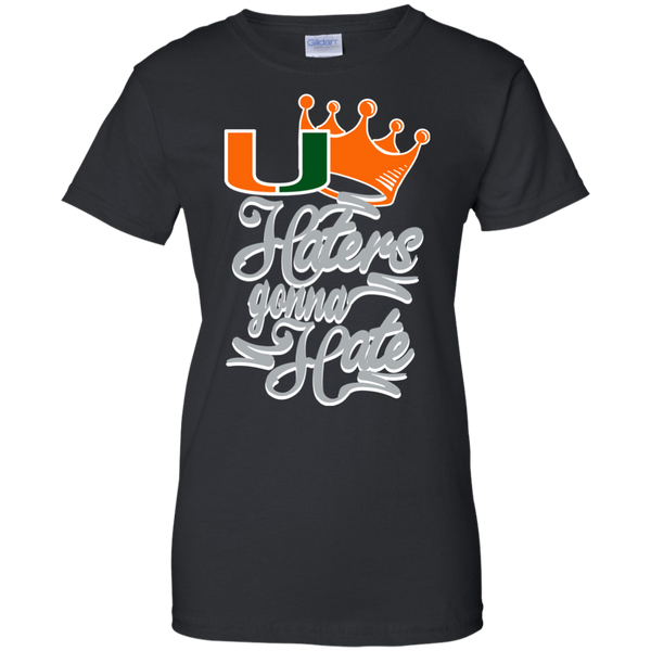 Miami ( FL ) Hurricanes T shirts Haters Gonna Hate Hoodies Sweatshirts