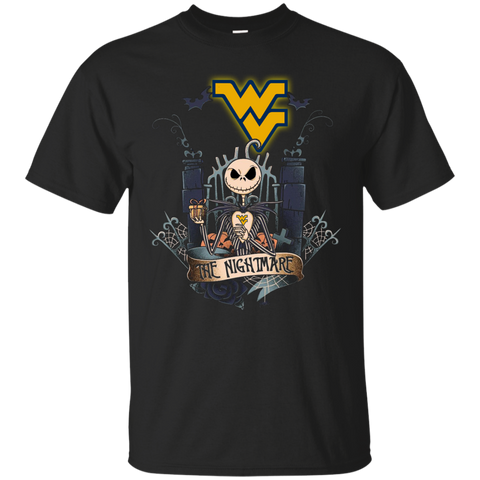 Halloween West Virginia Mountaineers T shirts The Nightmare Hoodies Sweatshirts