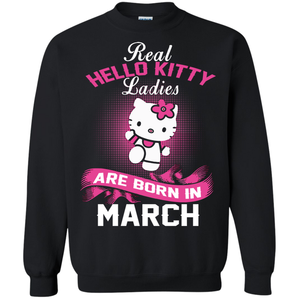 Hello Kitty T shirts  Real Hello Kitty Ladies Born In March Hoodies Sweatshirts