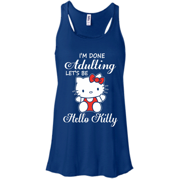 Hello Kitty T shirts Done Adulting Let's Be Hoodies Sweatshirts