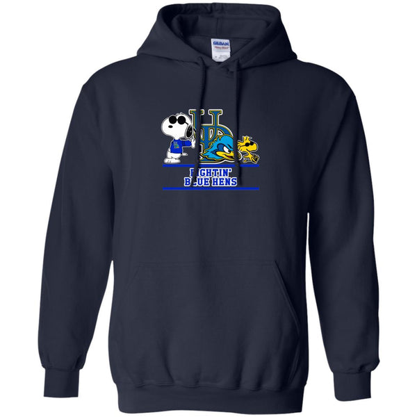 Delaware Fightin' Blue Hens T shirts Snoopy Hoodies Sweatshirts