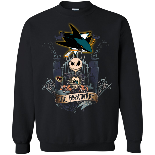Halloween San Jose Sharks T shirts The Nightmare Hoodies Sweatshirts