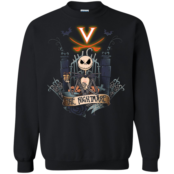 Halloween Virginia Cvaliers T shirts The Nightmare Hoodies Sweatshirts