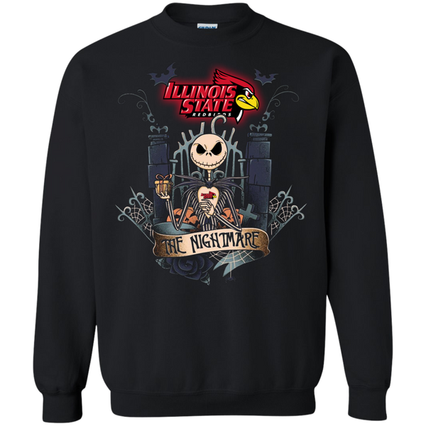Halloween Illinois State Redbirds T shirts The Nightmare Hoodies Sweatshirts