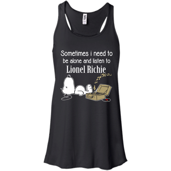 Lionel Richie Snoopy T shirts Sometimes Need To Be Alone And Listen To Lionel Richie Hoodies Sweatshirts